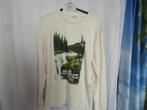 nieuw creme shirt lange mouwen canyon print mt L C&A, Kleding | Heren, T-shirts, Ophalen of Verzenden, Gedragen, Maat 48/50 (M)
