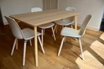 Tafel IKEA Lisabo + 4 stoelen IKEA Leifarne. In nieuwstaat, Ophalen, Zo goed als nieuw, 4 tot 6 stoelen