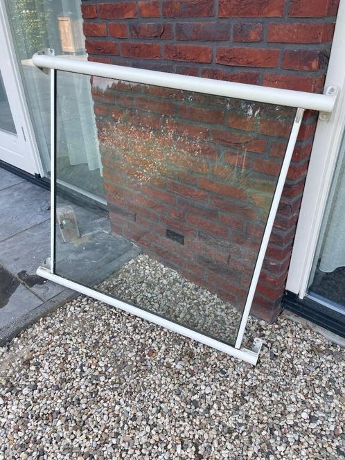 Frans Balkons (4x, modern design glas, 101x96 bxh), Doe-het-zelf en Verbouw, Overige Doe-het-zelf en Verbouw, Zo goed als nieuw