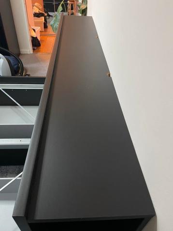 IKEA BRIMNES bedframe 160x200 - Zwart. - afbeelding 3