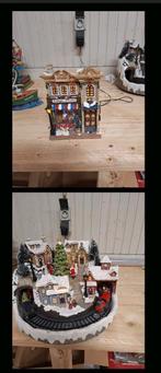 Enorme set lemax kersthuisjes, Ophalen