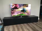 Zwart TV-meubel Spectral look-a-like met TV beugel, Ophalen, Overige materialen, Gebruikt, 150 tot 200 cm