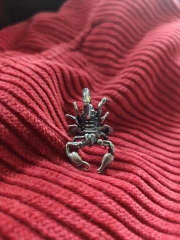 Zilveren Schorpioen Ring – Stoere Unisex Statement Ring  beschikbaar voor biedingen