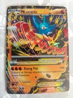 Mega Lucario EX 55/111, Ophalen of Verzenden, Zo goed als nieuw, Losse kaart