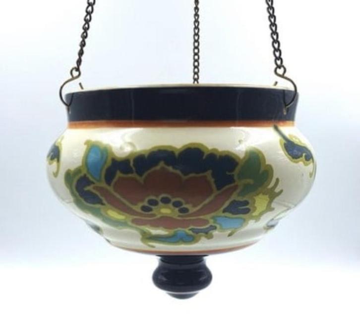 Plateel plantenhanger Modica, Antiek en Kunst, Antiek | Keramiek en Aardewerk, Verzenden