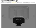 GEZOCHT: fotografie Aputure M9 LED Mini Light, Ophalen of Verzenden, Nieuw