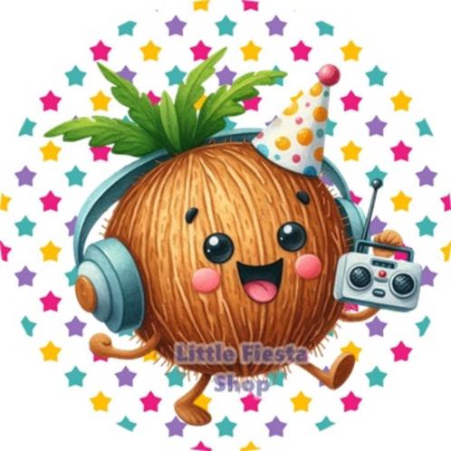 LF4005 ouwel kokosnoot 20x4,7cm eetbare cupcake rondjes vers, Hobby en Vrije tijd, Taarten en Cupcakes maken, Nieuw, Versiering