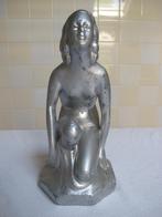 vrouwenbeeld art deco naakte vrouw beeld, Ophalen of Verzenden