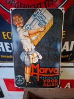 Emaille reclamebord marvo margarine, Verzamelen, Merken en Reclamevoorwerpen, Ophalen of Verzenden, Gebruikt, Reclamebord
