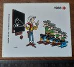 5 Stickers - Lucky Luke - Rode Kruis Belgie 1988, Verzenden, Zo goed als nieuw, Strip of Tekenfilm