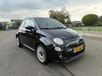 Fiat 500s 0.9 86pk Twinair Turbo 2013 Zwart, Auto's, Voorwielaandrijving, Euro 5, 86 pk, Zwart
