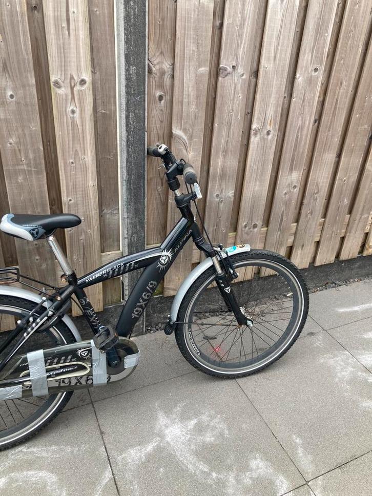 Alpina jongensfiets, zwart, 24 inch, Fietsen en Brommers, Fietsen | Jongens, Gebruikt, 24 inch, Handrem, Ophalen