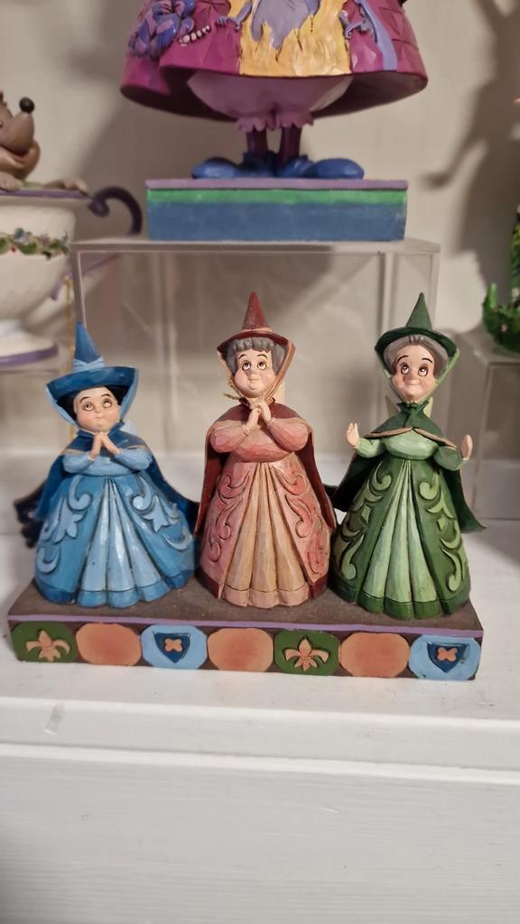 Disney Sleeping Beauty Goede Feeën Beeldje, Verzamelen, Disney, Zo goed als nieuw, Ophalen of Verzenden