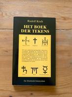 Het boek der tekens - Rudolph Koch, Ophalen of Verzenden, Gelezen, Overige onderwerpen, Instructieboek