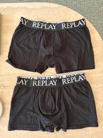 Set van 2 Replay boxers zwart maat S, Kleding | Heren, Ondergoed, Ophalen of Verzenden, Zwart, Replay, Boxer