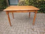 Houte tafel vierkant / ovaal, Ophalen, Gebruikt, 100 tot 150 cm, Vijf personen of meer