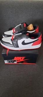 Jordan 1 Low Black Toe maat 43, Zwart, Nieuw, Ophalen of Verzenden, Sneakers of Gympen