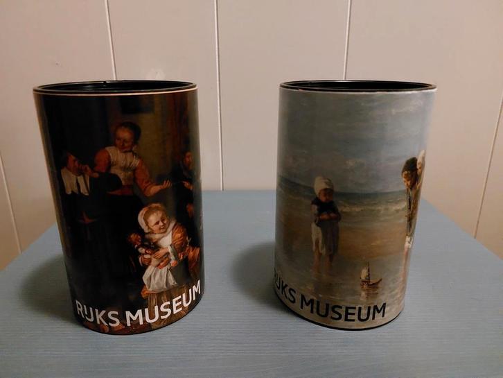 Rijksmuseum puzzels 500 stukjes + mok zgan, Hobby en Vrije tijd, Denksport en Puzzels, Zo goed als nieuw, Minder dan 500 stukjes