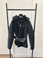 Froccella Winterjas Maat 38/XS - Lederen Accenten, Kleding | Dames, Jassen | Winter, Verzenden, Zwart, Zo goed als nieuw, Maat 34 (XS) of kleiner