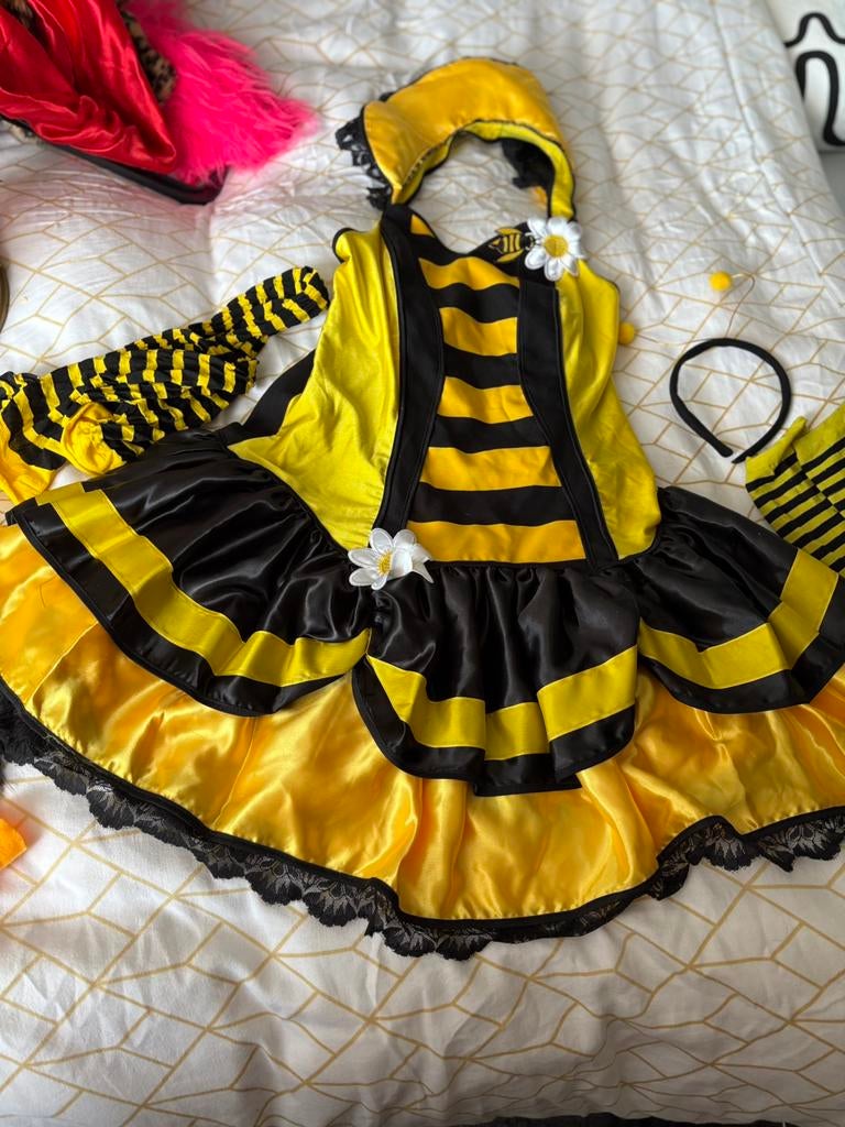 Bijenpak maat 42 carnaval verkleedfeest, Kleding | Dames, Carnavalskleding en Feestkleding, Ophalen of Verzenden, Zo goed als nieuw