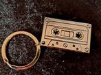 Metalen sleutelhanger cassettebandje