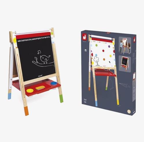 Janod dubbelzijdig schoolbord en magneetbord, Kinderen en Baby's, Speelgoed | Speeltafels, Zo goed als nieuw, Ophalen