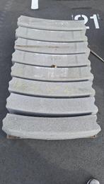 Restpartij Bochtband 13/15X25cm R=2 Grijs uitwendig 8 Stuks, Tuin en Terras, Bielzen en Borders, Ophalen of Verzenden, Minder dan 25 cm