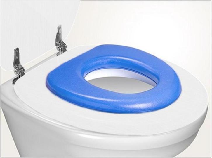 Toiletverkleiner - Zachte toiletzitje voor kinderen - Blauw, Huis en Inrichting, Badkamer | Badkamermeubels, Nieuw, Overige typen