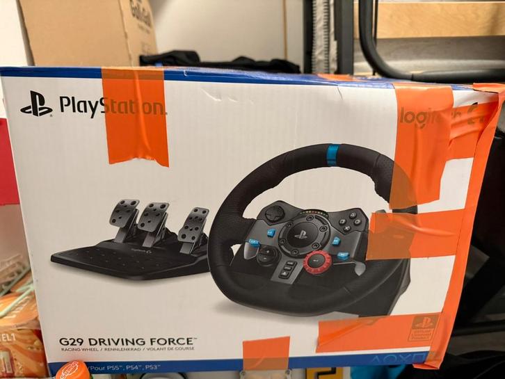 Logitech G29 + Shifter - PS4/PS5/PC Racestuur, Spelcomputers en Games, Spelcomputers | Overige, Zo goed als nieuw, Ophalen