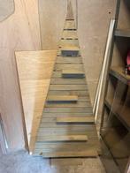 Kerstboom van hout | huis decoratie of etalage materiaal, Ophalen, Zo goed als nieuw