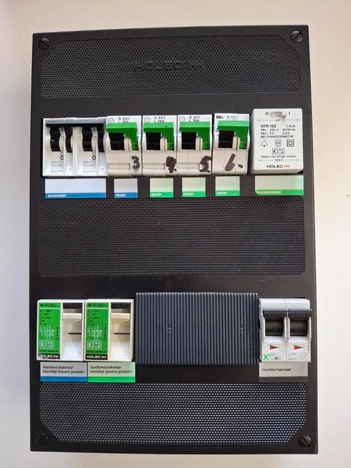Holec Groepenkast meterkast oude model, Doe-het-zelf en Verbouw, Elektra en Kabels, Gebruikt, Overige typen, Ophalen