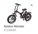 ELEKTRISCHE VOUWFİETS SELAFUN MONSTER., Fietsen en Brommers, Overige merken, 50 km per accu of meer, Zo goed als nieuw, Ophalen