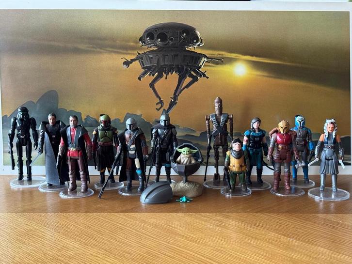 Star Wars vintage Retro Mandalorian wave 1&2, Verzamelen, Star Wars, Nieuw, Actiefiguurtje, Ophalen of Verzenden