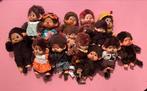 Vintage Japanse Monchhichi poppen uit de jaren 70, Verzamelen, Poppen, Gebruikt, Ophalen of Verzenden, Pop