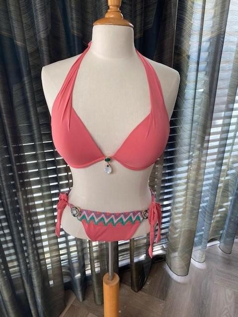 Boho bikini’s mt.M, Kleding | Dames, Badmode en Zwemkleding, Zo goed als nieuw, Bikini, Roze, Ophalen of Verzenden