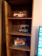 Mangohouten boekenkast, Ophalen, 50 tot 100 cm, Zo goed als nieuw, Metaal
