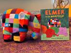 Kinderboek met knuffel Elmer, Boeken, Kinderboeken | Baby's en Peuters, Ophalen of Verzenden, Zo goed als nieuw