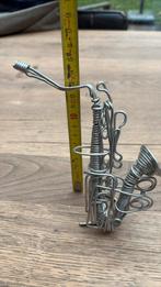 Saxofoon ijzerdraad miniatuur 15cm, Ophalen, Overige soorten, Nederland
