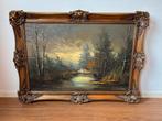 Prachtig schilderij van kunstschilder G.J. Ernens met lijst, Ophalen