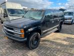1999 Chevrolet Suburban 5.7l vortec automaat 4x4 LPG grijs k, Auto's, Bestelauto's, 8 cilinders, Chevrolet, Zwart, Bedrijf