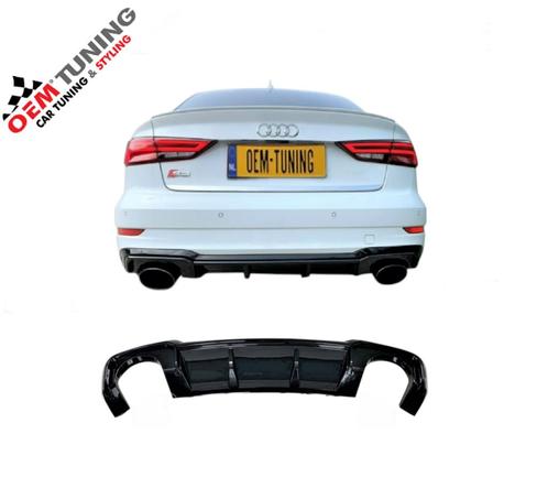 RS3 Look Diffuser | AUDI A3 8V | 2016-2019 | S-LINE SEDAN, Auto diversen, Tuning en Styling, Ophalen of Verzenden