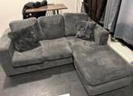 Stuart antraciet hoekbank, Ophalen, Zo goed als nieuw, Stof