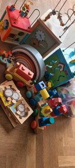 Tas gevuld met Houten speelgoed, Ophalen of Verzenden, Gebruikt, Jongen of Meisje