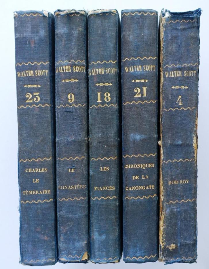 Oeuvres de Walter Scott 1835-57 6 delen uitvouwbare kaarten, Antiek en Kunst, Antiek | Boeken en Bijbels, Ophalen of Verzenden