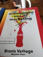 Bronis Verhage - Grondslagen van de marketing, Ophalen of Verzenden, Zo goed als nieuw, Economie en Marketing, Bronis Verhage; Marjolein Visser