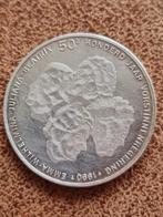 Zilveren 50 Gulden 1990 - 100 Jaar Vorstinnen, Postzegels en Munten, Munten | Nederland, Verzenden, Koningin Beatrix, Zilver, Losse munt