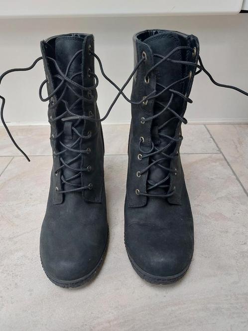 Timberland laarzen maat 41 Nieuwstaat, Kleding | Dames, Schoenen, Zo goed als nieuw, Lage of Enkellaarzen, Zwart, Ophalen