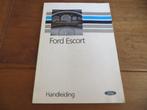 Instructieboek Ford Escort, Escort cabrio, Escort VAN 1990, Ophalen of Verzenden
