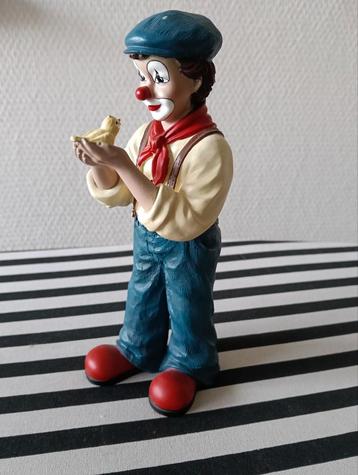 Gilde Clowns Beeldje met Vogeltje beschikbaar voor biedingen