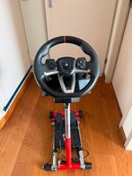 Playstation 4-5 HORI racestuur met pedalen op standaard, Spelcomputers en Games, Ophalen of Verzenden, Zo goed als nieuw, Stuur of Pedalen